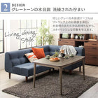 こたつ2点セット テーブル+掛布団 4尺長方形 80×120 高さ調節