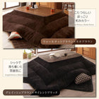 こたつ 掛布団&敷布団 2点セット 4尺長方形 80×120 北欧