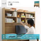 収納デスク W150 大型モニター対応 薄型ハイタイプ