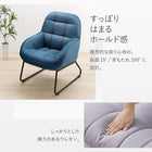 デザインソファ 2人掛け 幅116cm 脚25cm ファブリック×スチール脚