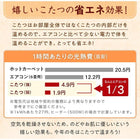 こたつ布団カバー単品 布団は別売 5尺長方形 90×150cm 天板対応 ギャッベ柄 グラデーションデザイン