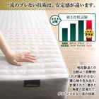 ゾーンコイルマットレス 抗菌防臭 防ダニ 高反発 硬め バランスタイプ zone-coil セミダブル