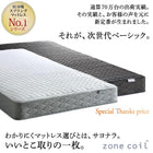 ゾーンコイルマットレス 抗菌防臭 防ダニ 高反発 硬め バランスタイプ zone-coil ダブル