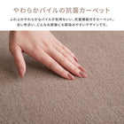 ラグマット 絨毯 江戸間 6畳 ホットカーペット対応 床暖房対応