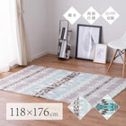 アウトドアマット キャンプ マット 118×176cm コンパクト収納 リバーシブル