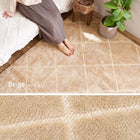 洗えるラグ ホットカーペット対応 リビング 185×185cm 絨毯 ホットカーペット対応