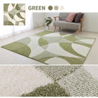 ラグマット 絨毯 カーペット正方形 190×190cm 北欧柄 国産 高機能ラグ