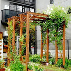 ガーデンアーチ バルコニーアーチ 木製 パーゴラ アーチ190(平地金具セット)