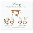 ガーデンチェア 2脚組 肘なし アカシア 天然木 折りたたみ式 ナチュラル