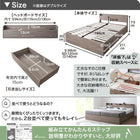 Bed frame only No mattress Long-selling Popular Bed Bed frame With storage Wooden bed With outlet Storage bed Natural Black White Bed frame only Single