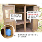 屋外 収納庫 大型 物置 倉庫 おしゃれ 木製 カントリー小屋