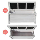 屋外 収納庫 ベンチ ストッカー 天然木