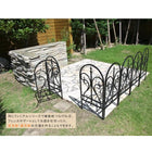 フェンス ガーデンフェンス おしゃれ 差し込み 埋め込み 柵 屋外 DIY 低め