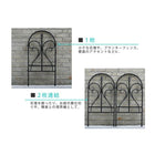 フェンス ガーデンフェンス おしゃれ 差し込み 埋め込み 柵 屋外 DIY 低め