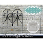 ガーデンフェンス アイアンエッジ フィニアル フェンス diy 簡単 安い