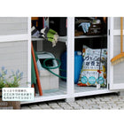 物置 屋外 大型 おしゃれ 木製 倉庫 収納庫 ギャンブレル・ルーフ