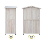 倉庫 収納庫 物置 大型 おしゃれ 屋外 木製 レトロ 三角屋根収納庫