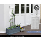 ガーデンフェンス フェンス アイアン スリムタイプ 2枚組 おしゃれ DIY 簡単 安い