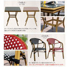 テーブル カフェテーブル 四角 チェア 3点セット 2人用