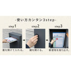 壁掛けポスト 郵便受け 玄関 カギ付き おしゃれ