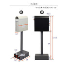 新聞受け 郵便受け 郵便ポスト ポスト スタンドタイプ カギ付き