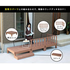 ウッドデッキ 人工木 樹脂製 ストレートフェンス おしゃれ DIY