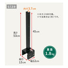 ラティス・フェンス固定金具 10cmブロック用(左端用1個) S-BF4510L