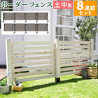 ガーデンフェンス ボーダーフェンス スプレッド 土中8連結セット フェンス diy 簡単 安い