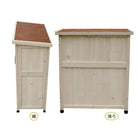 物置 屋外 倉庫 薄型 小型 スリム 木製 ベランダ 収納庫 920 おしゃれ