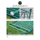 ガーデンテーブル 3点セット ラウンドテーブル1 折りたたみチェア2脚 アイアン製 北欧風