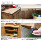 収納庫 パネル付 おしゃれ 物置 倉庫 屋外 木製 ベランダ