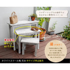 花台 フラワースタンド 木製 おしゃれ 屋外 ベランダ 庭 高さ52cm