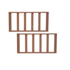 ウッドデッキ 人工木 樹脂製 ストレートフェンス 2枚 おしゃれ DIY