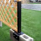 ラティス・フェンス固定金具 12cmブロック用(右端用1個) S-BF4512R