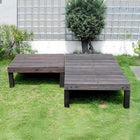 ユニットウッドデッキ 縁台 天然木 90×90 3個組 DIY