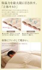 羽毛掛布団 単品 キングサイズ ニューゴールドラベル ダックダウン 日本製 防カビ 消臭