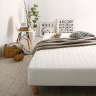 マットレスベッド シングル 脚付き ポケットコイルマットレス 脚22cm