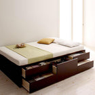 お客様組立 シンプルチェストベッド フランスベッド マルチラススーパースプリングマットレス シングル