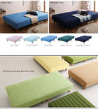 マットレスベッド・20色カバーリング ポケットコイルマットレスタイプ シングル 脚22cm