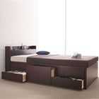 チェストベッド 薄型プレミアムポケットコイル セミシングル