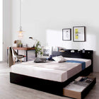 フランスベッド マルチラススーパースプリングマットレス付き セミダブル 収納ベッド