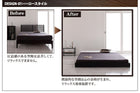 シンプル・フロアベッド スタンダードボンネルコイル セミダブル