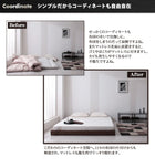 シンプル・フロアベッド スタンダードボンネルコイル ダブル