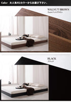 シンプル・フロアベッド 国産カバーポケットコイル シングル