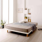 マットレスベッド セミシングル すのこ 脚付きマットレス ボトムベッド スタンダードポケットコイル ベッド 脚15cm