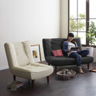 ソファ 2点セット 1人掛け+2人掛け ハイバック コイルソファ