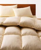 羽毛布団 セミダブル ベッドタイプ 8点セット 9色 羽毛布団 ダック アイボリー