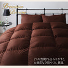 羽毛 敷布団 ダブル10点セット プレミアム ボリュームタイプ ポーランド産ダック90% ロイヤルゴールドラベル