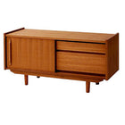 テレビボード 天然木 チーク材 おしゃれ 北欧アンティーク風 幅102