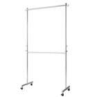 ハンガーラック 幅115.5 上下ダブルバー頑丈